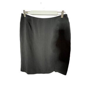 Liz Claiborne Black Skirt Zipper in the back Size 14